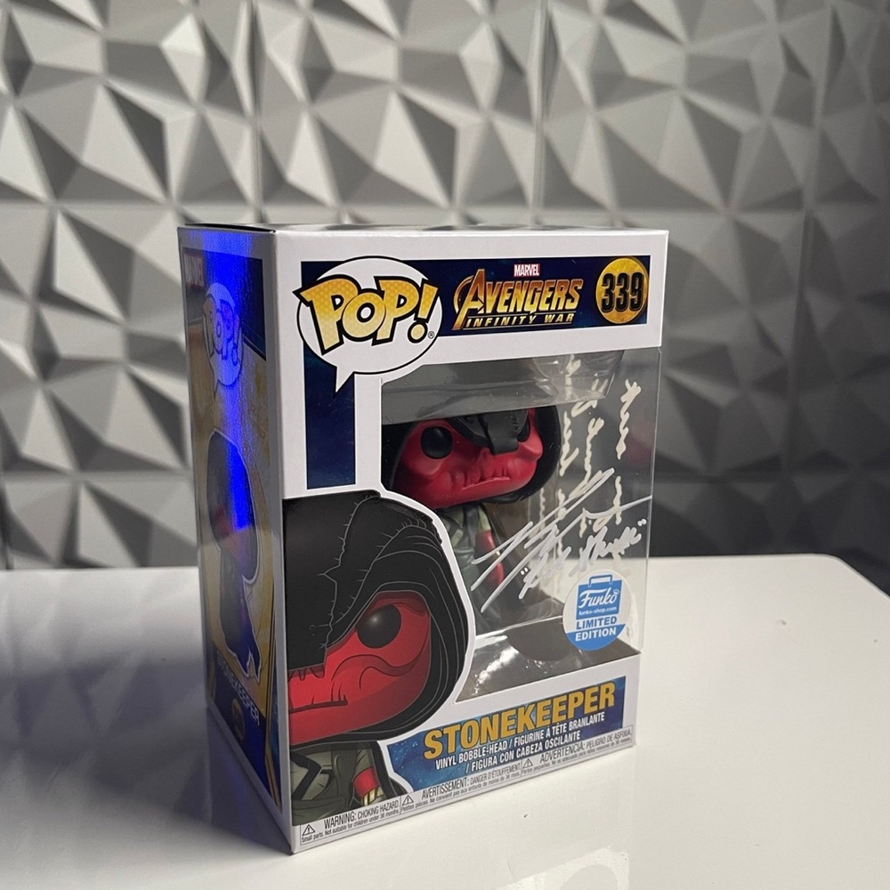 Funko Pop! Marvel Stonekeeper Signed with JSA